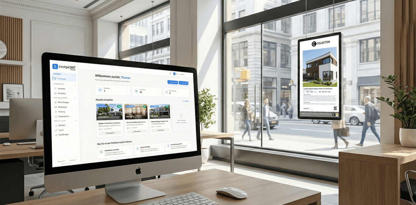 Cloud-Portal cockpit360 Signage